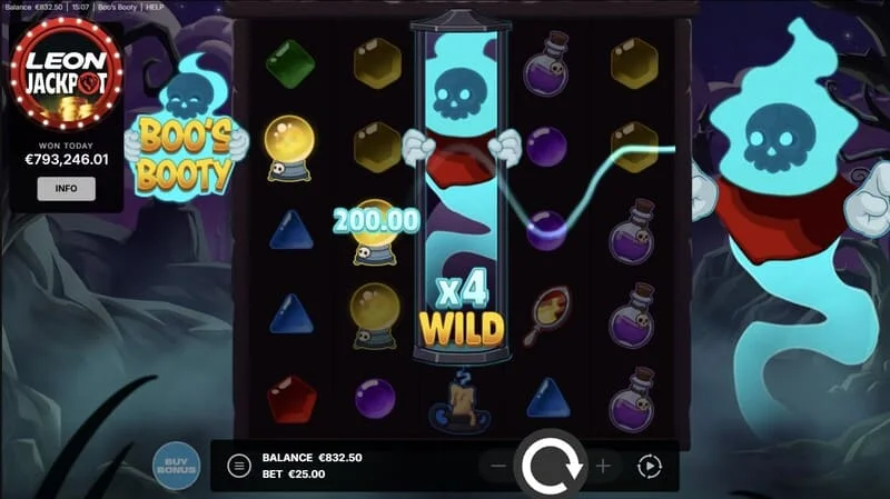 Boo's Booty - Wild-spøkelse med numerisk multiplikator på hjulene